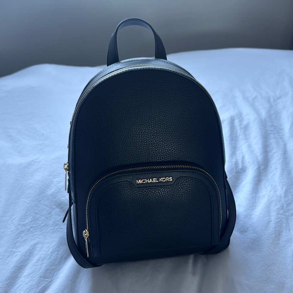 Black Michael Kors Backpack